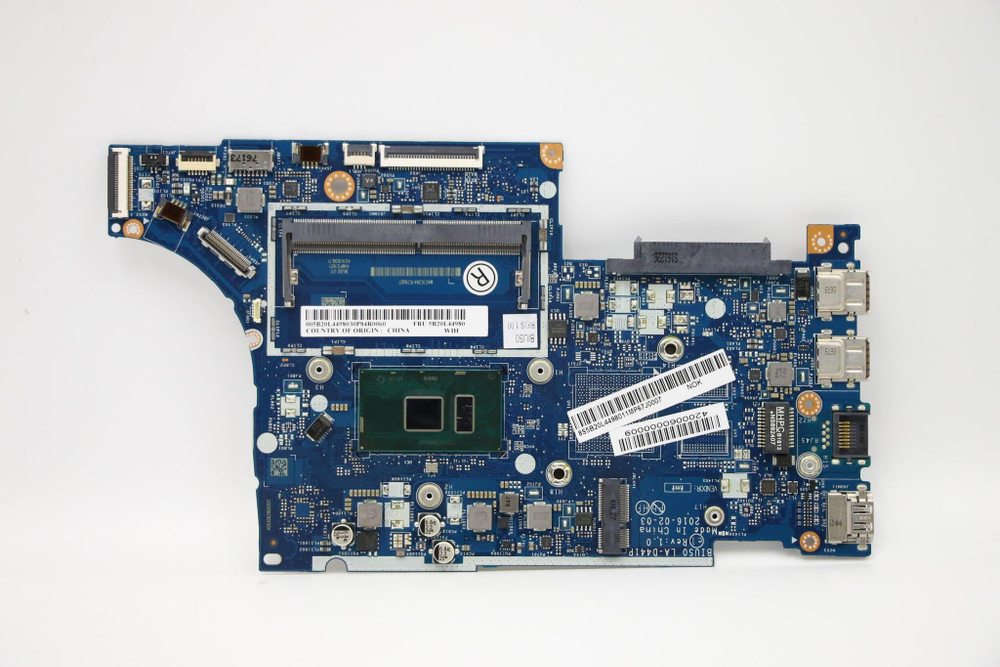 Материнская плата для ноутбука Lenovo ideapad 510S-13ISK NM-D441P Intel core I7-6500U UMA BL NOK (5B20L44980), оригинал