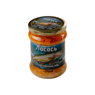 Лосось (сёмга) в собственном соку, 500 мл