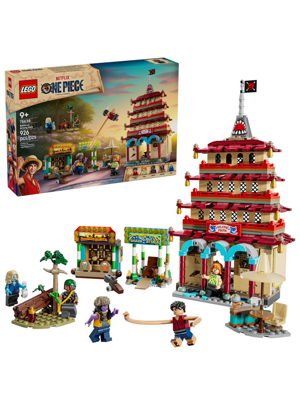 Конструктор LEGO One Piece 75638 лего «Битва в Арлонг Парке» для детей 8+