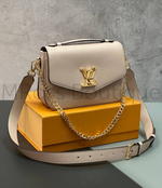Серо-бежевая сумка Oxford Louis Vuitton премиум класса