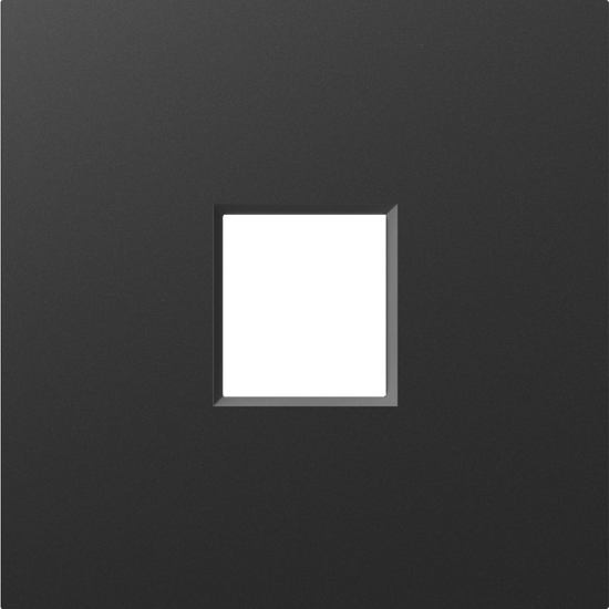 Накладка 1-я для розеток RJ45, TV, SAT,  HDMI,  матовый карбон,  серия A07