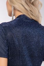 Платье "Ах, какая женщина!" (мерцающий синий) П8042 LT Collection