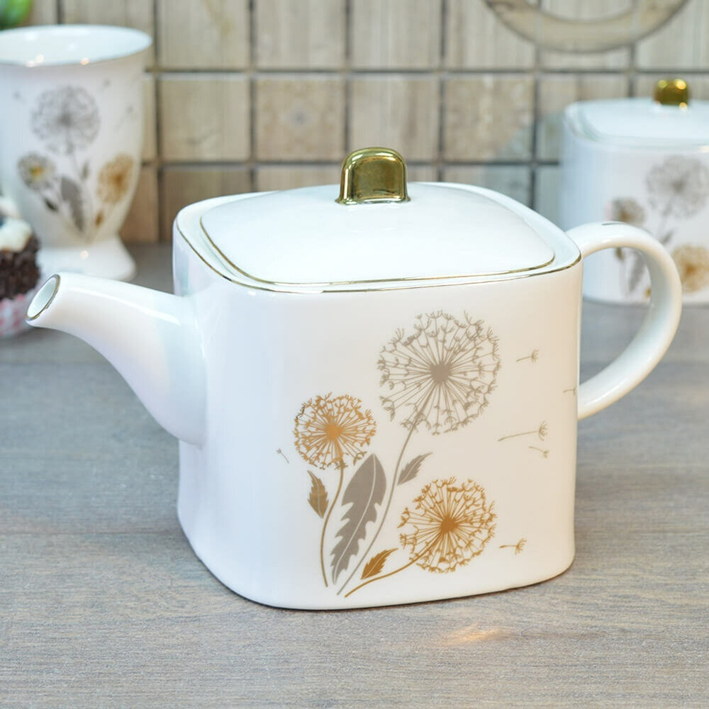 Чайник заварочный 1л "Одуванчики" квадрат (00113497)