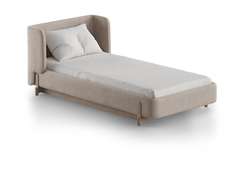 Кровать Basic спальное место 90*200 см (бежевый, антивандальная)