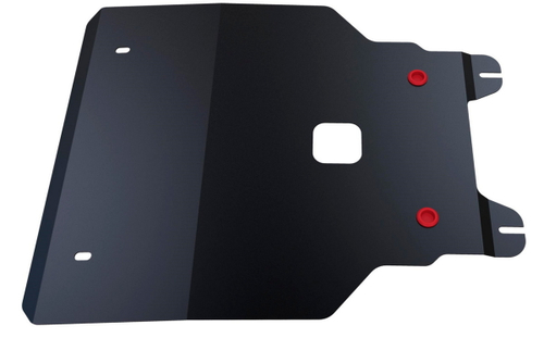 Защита картера и КПП АвтоБроня для Honda Jazz II (V - 1.2; 1.3) 2008-2014, сталь 1.8 мм, с крепежом, 111.02107.1