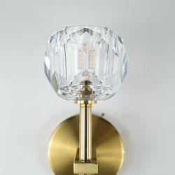 Бра Boule De Cristal Single Sconce Brass By Imperiumloft