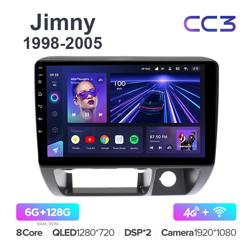 Teyes CC3 9"для Suzuki Jimny 1998-2005