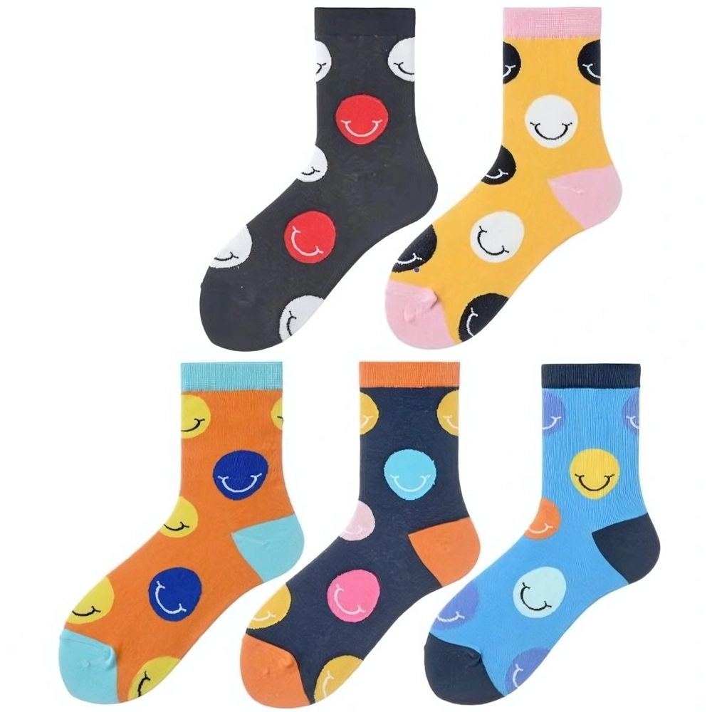 Носки женские «Pippi- Смайлики», цвет в ассортим, р-р 36-40