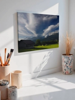 Картина на стену 40 X 50 Горная деревня