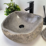 Раковина из речного камня RS63327 (48*42*16) 0122