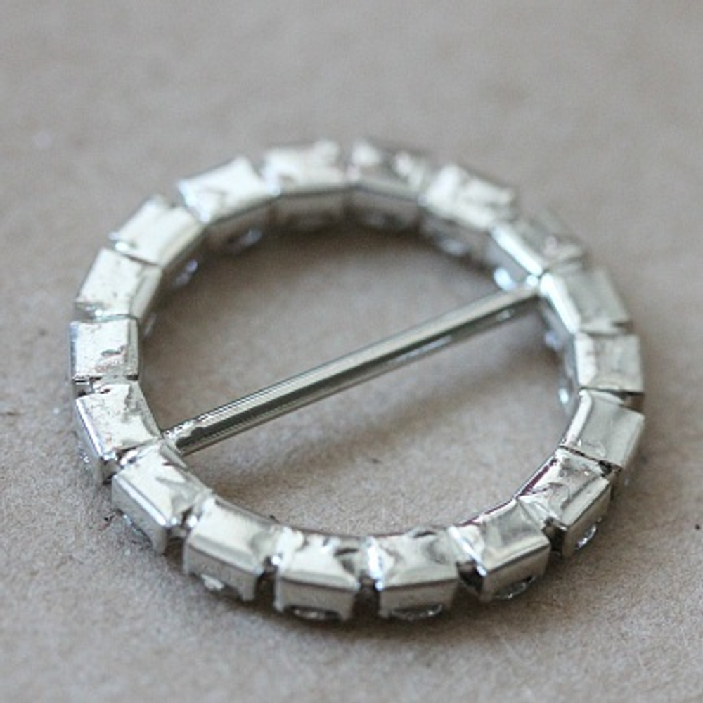 Пряжка для украшения Круглая 28мм