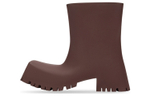 Balenciaga Trooper Rubber Boot Brown