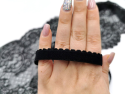 _Отделочная резинка с фестонами, 12мм, черный, (Арт: OTR641/12-170), м