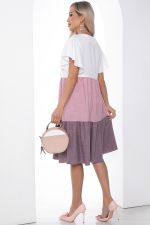 Платье Ветер перемен роза П10109 LT Collection