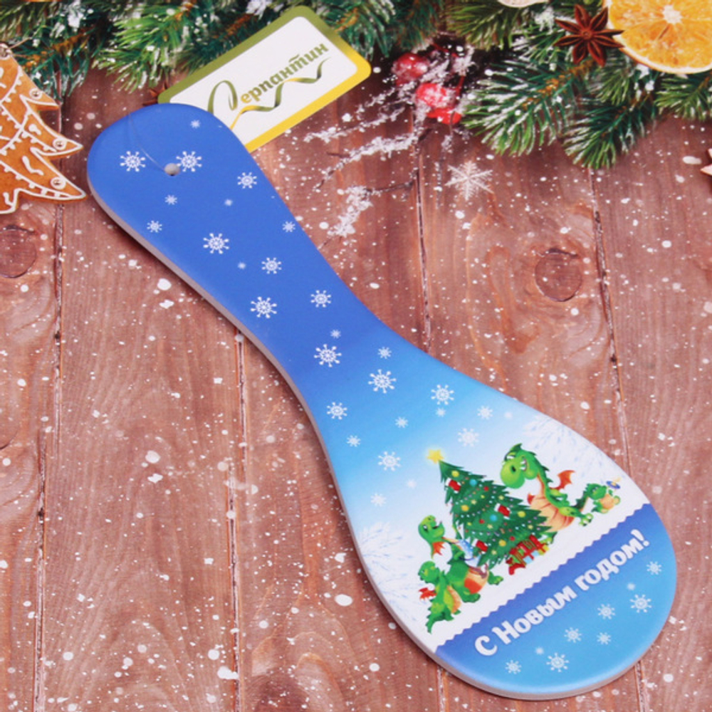 Подставка под ложку керамическая «Семейка Драконов Эванс» 28см