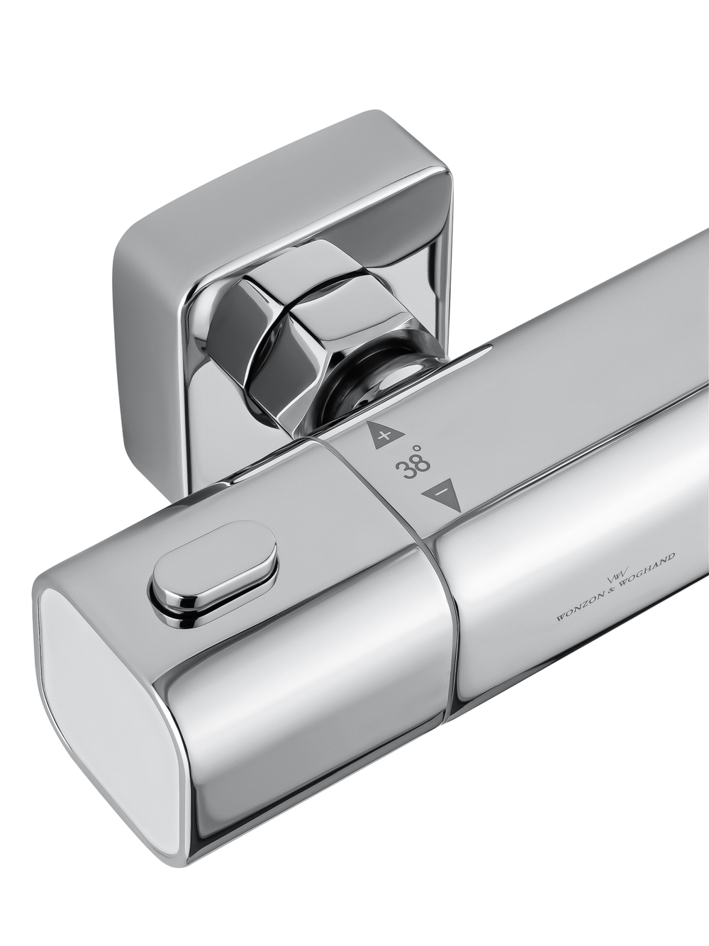 Смеситель для ванны с душем и термостатом WONZON & WOGHAND SOLID, Хром (WW-C2011-A-CR)