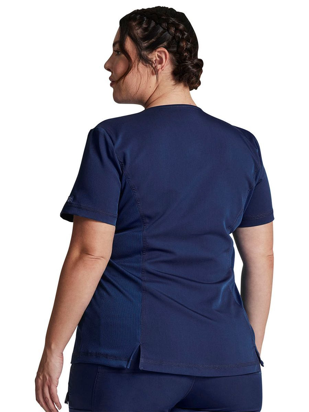 Топ медицинский женский Dickies Balance DK940, синий, XS