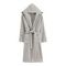 STRIPE серый махровый женский халат Soft Cotton (Турция)