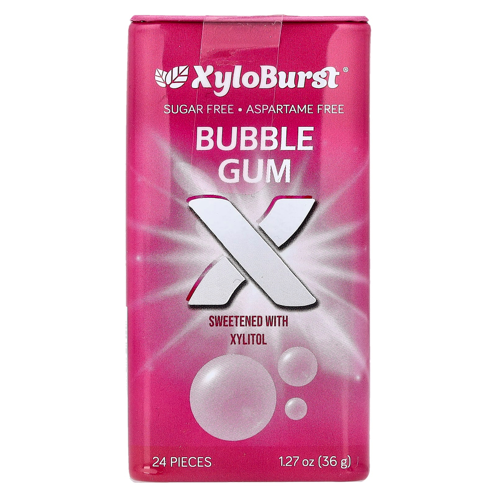 Xyloburst, ксилитоловая камедь, жевательная резинка, 24 шт., 36 г (1,27 унции)