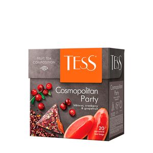 ЧАЙ TESS ЧЕРНЫЙ COSMOPOLITAN PARTY HERBAT 20*40ГР