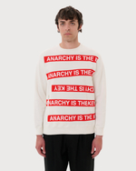 UNDERCOVER СВИТШОТ БЕЛЫЙ ANARCHY