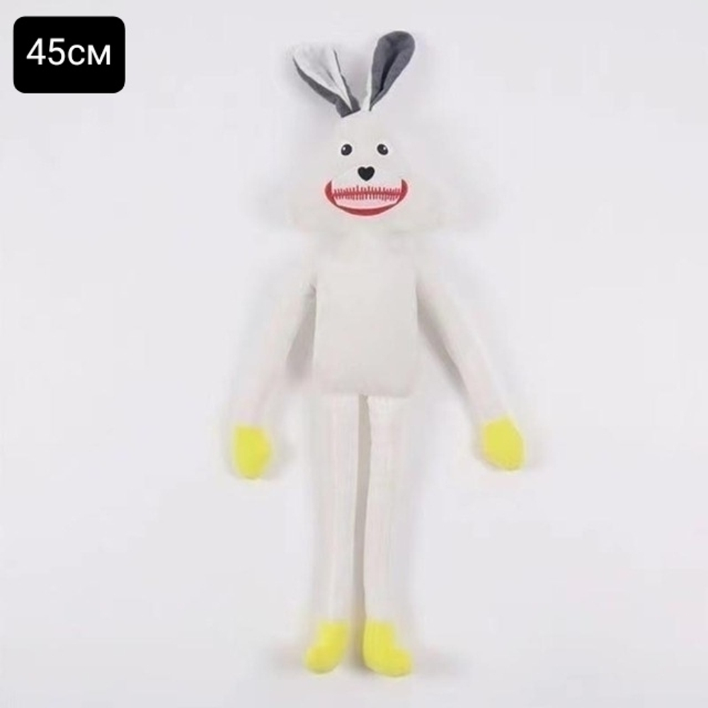 Мягкая игрушка Кролик, Зайка Huggy-Wuggy, плюшевый кролик, из серии Poppy PlayTime 45/ 60см
