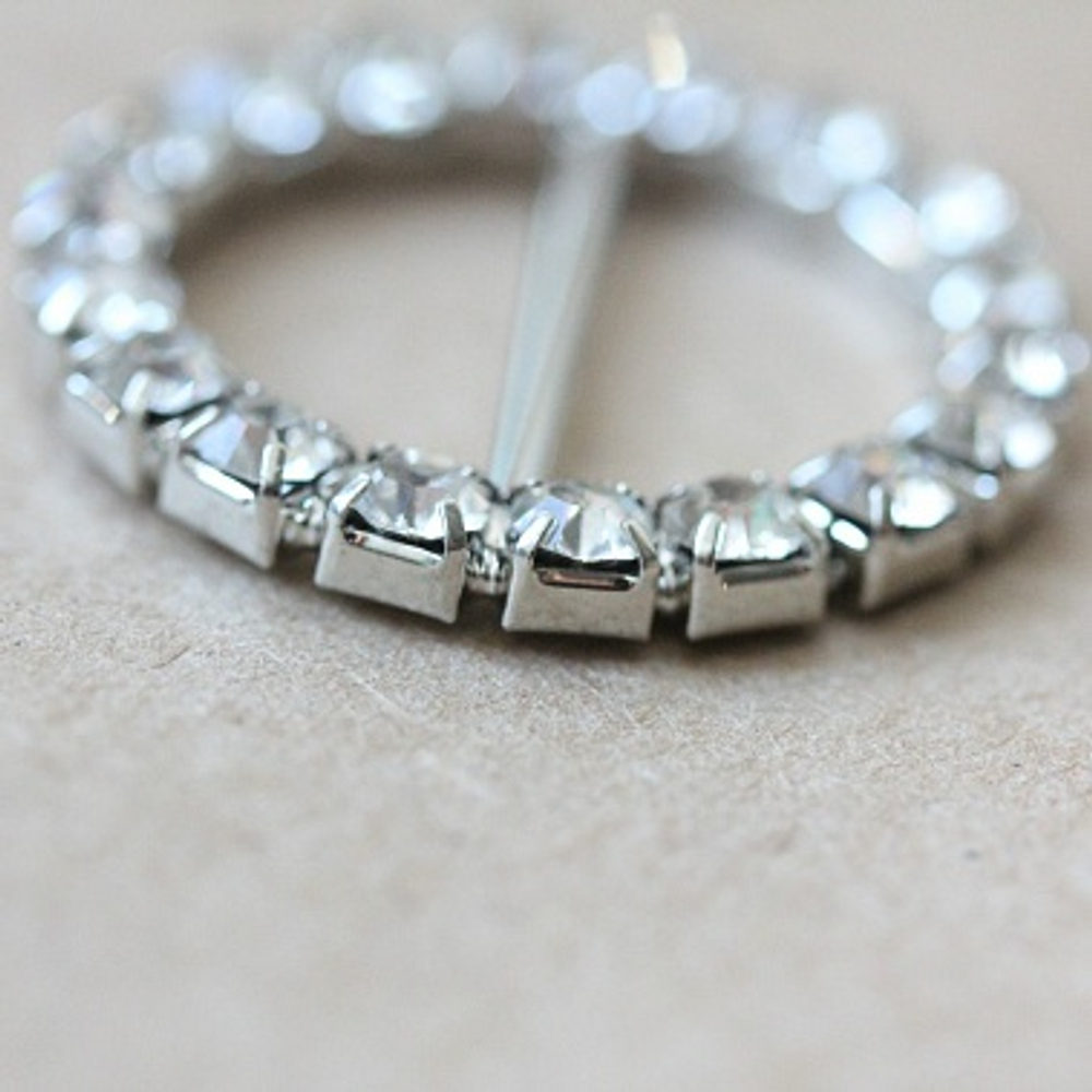 Пряжка для украшения Круглая 28мм