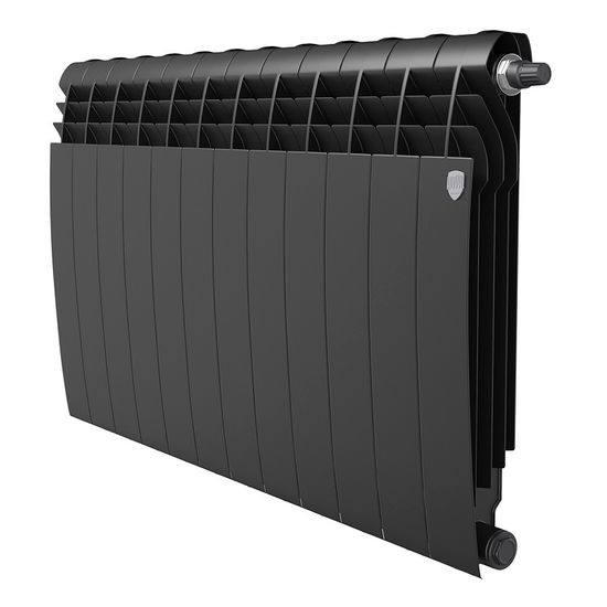 Радиатор Royal Thermo BiLiner 500 VDR Noir Sable - 12 секций нижнее подключение (правое)