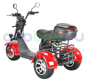 Электроскутер CityCoco WHITE SIBERIA PRO TRIKE 3000W (Красный)