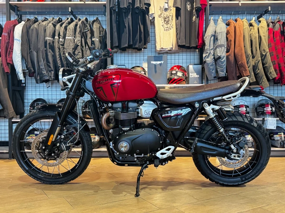 Triumph Scrambler 1200, 2025 красный