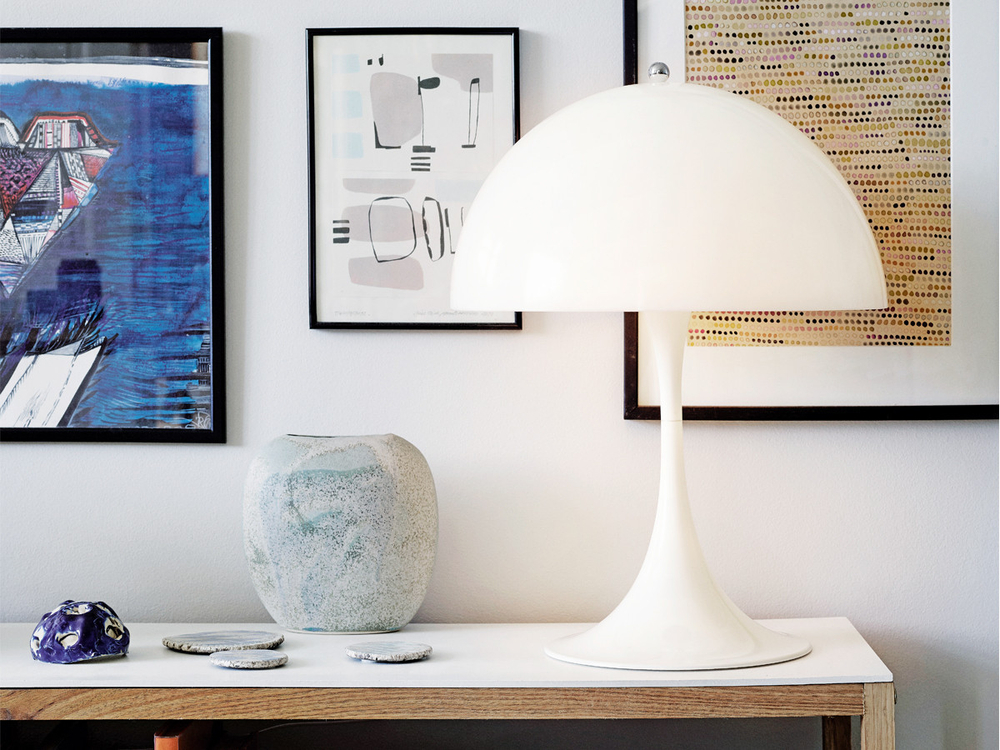 Table design lamp  Panthella by Verpan Panton (Red)