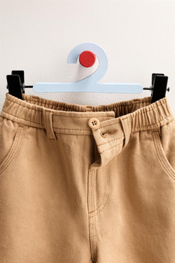 ZARA TIMELESS - БРЮКИ-БАЛЛОНЫ ИЗ САРЖИ, МЯГКИЙ ЖЕЛТЫЙ