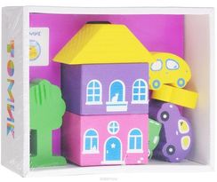 Конструктор "Цветной Городок"  фиолетовый