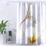 Штора для ванной комнаты ZALEL 180*200 полиэстер с утяжелителем Marble YT-Marble119