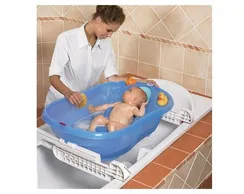 Детская ванночка для купания Ok Baby Onda Evolution Яркая голубая
