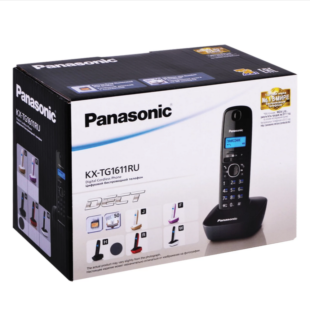 Радио телефон цифровой PANASONIC KX-TG1611RUH