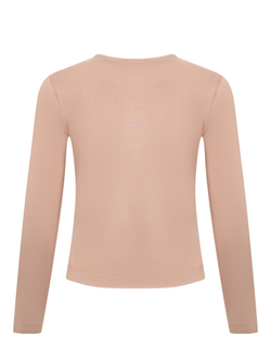 Лонгслив бежевый женский