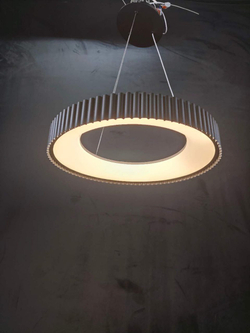 Люстра подвесная светодиодная Lanbos Piano, 120 Вт LED, 30 кв м, черная