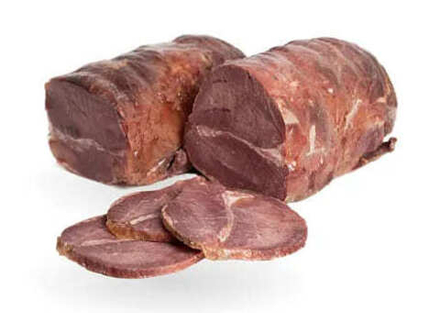 Продукт из субпродуктов говяжий копчено-вареный "Фермерский новый" Могилевский МК