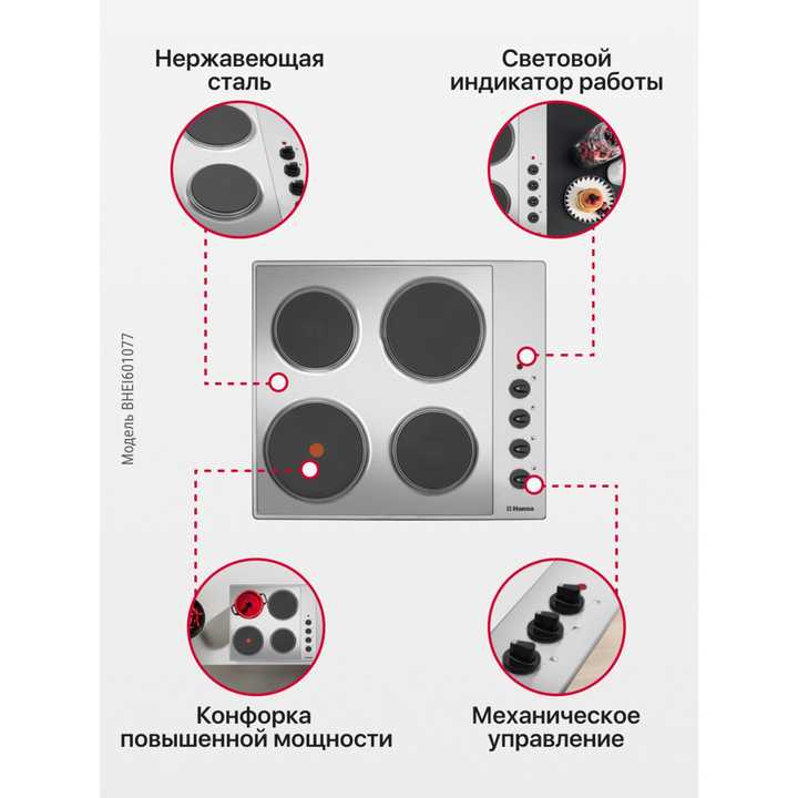 Электрическая панель Hansa BHEI601077