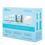 Набор стеклянных плагов 8, 10, 11, 12см b-Vibe Anal Dilators Set BV-037