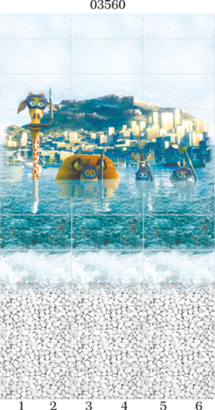 Панель из ПВХ Panda "Море" арт. 03560