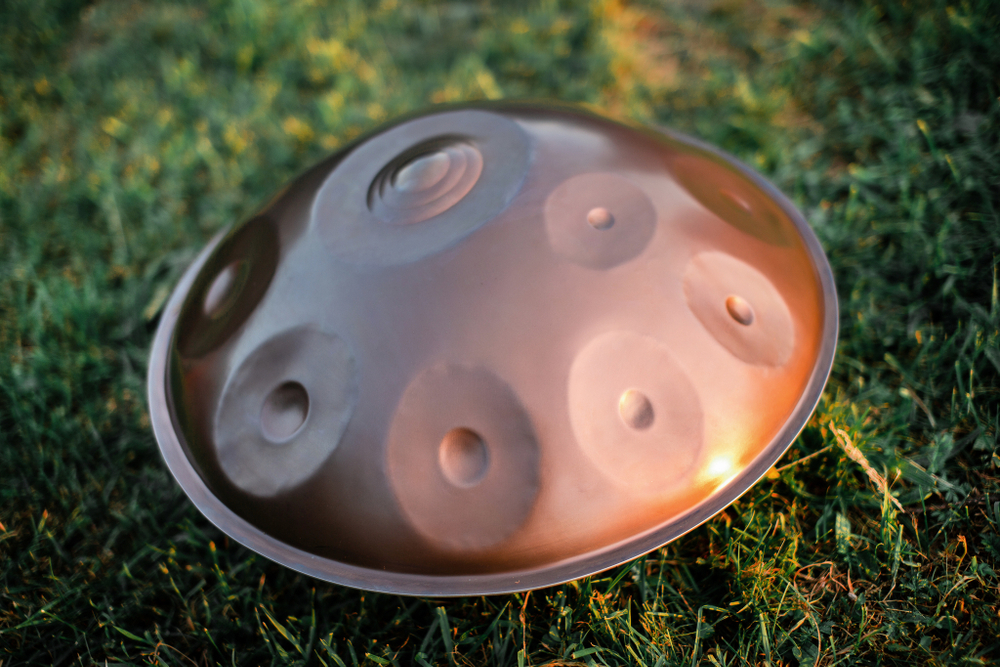 Глюкофон 53см, 11 мембран, Курд ре-минор, Kosmosky KSY.Handpan-11