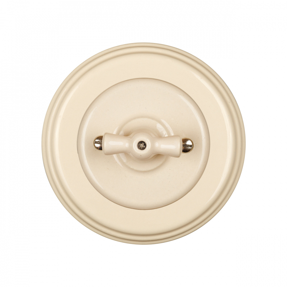 Рамка 1 постовая, керамика, цвет песочное золото BF2-610-04