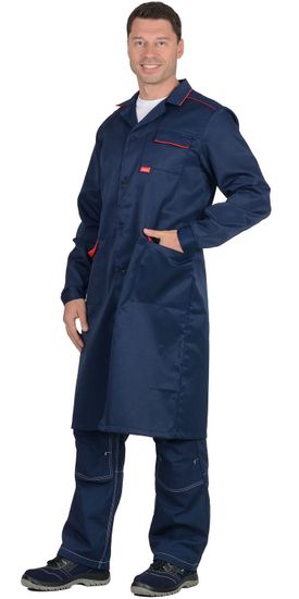 Халат "Сириус-Техник" (синий/красный)