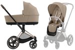 Коляска Cybex Priam IV Rosegold complete Cloud G Magic Black Base G 3 в 1 Cozy Beige