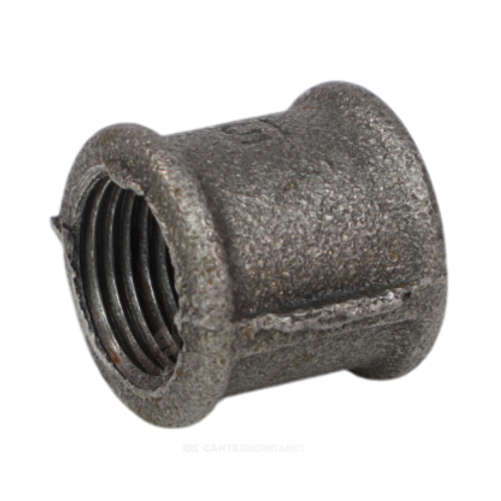 Муфта прямая чугун Ду 20 (3/4") ВР Fittex
