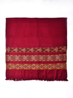 Шаль Куллу (бордо)