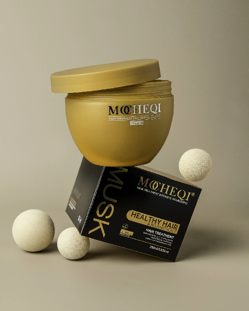 MOCHEQI MUSK Интенсивно-увлажняющая маска для волос с гидролизованным коллагеном (несмыв), 250 ml