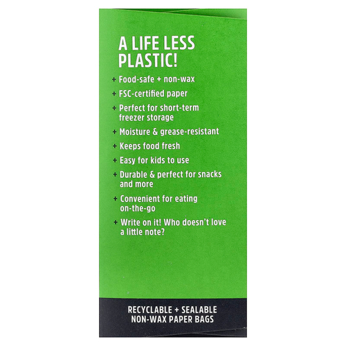 Lunchskins, бумажные пакеты для снеков, апельсин, 50 шт.